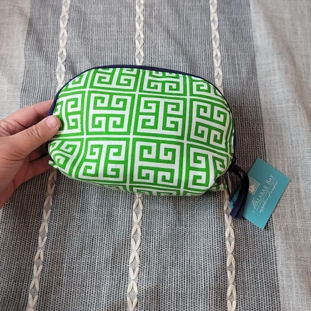 NWT- MALABAR BAY Organic Cotton Makeup Bag Set